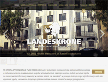 Tablet Screenshot of landeskrone.eu